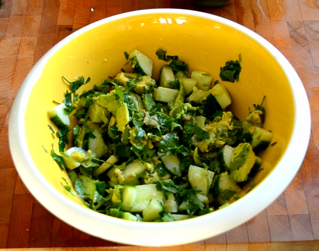 cucumber cilantro salad
