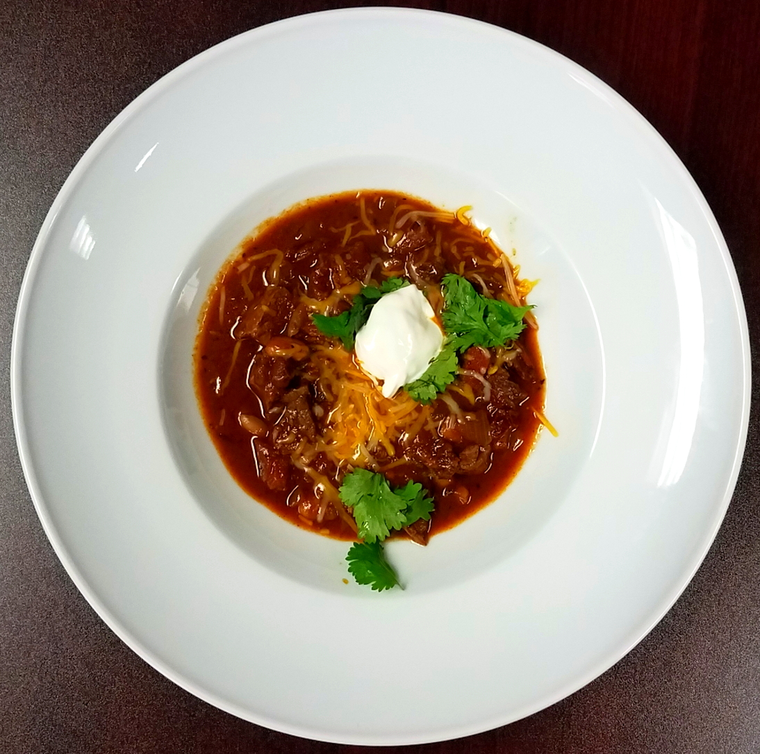 Chili with Steak Chocolate and Beer