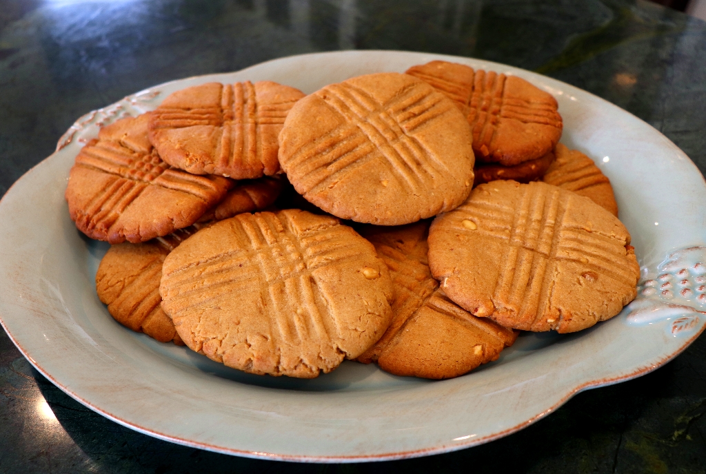 Peanut Butter Cookies on Plate